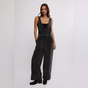 Free People Charcoal Jumpsuit